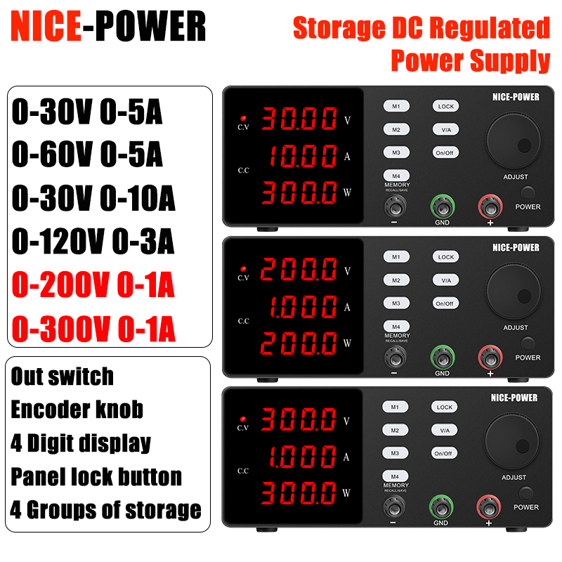 Alimentation électrique NICE-P - Switching Dc Power Supply 300V 1A avis et prix